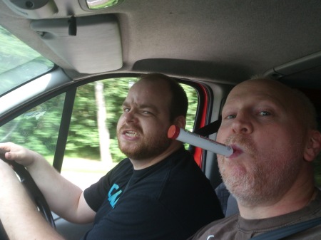 Taylor Porkins and Chris Schnitzel en route to the Robin.